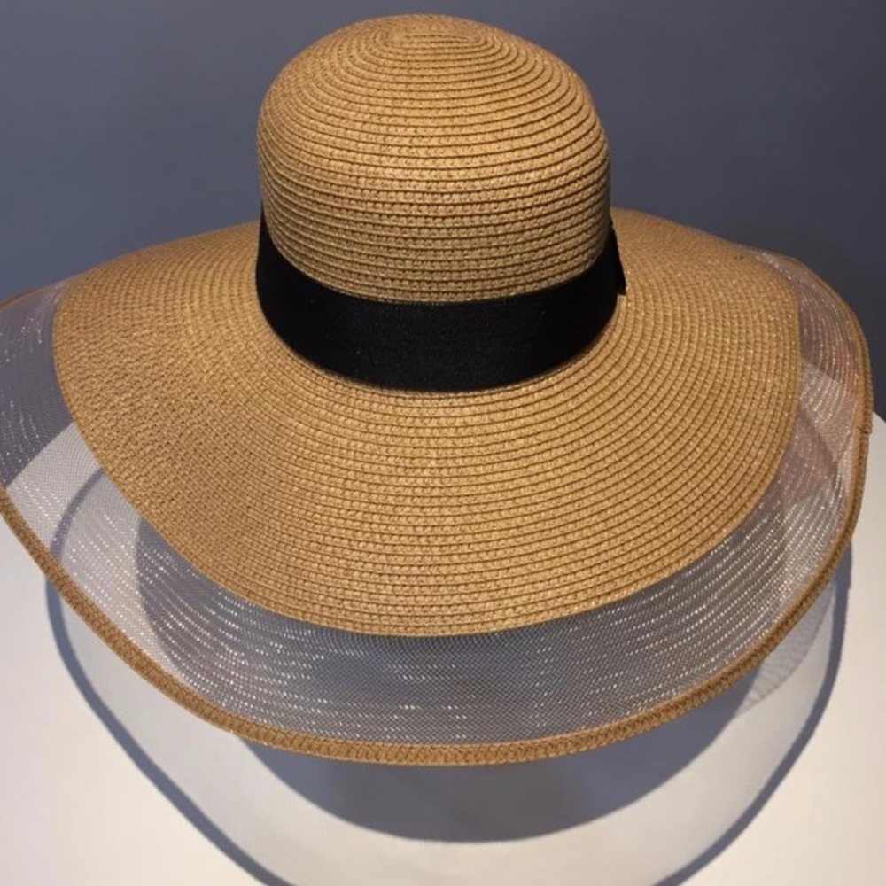 😁 Elegant Vegan Straw Hat: Butterscotch